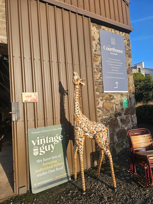 The Vintage Guy sign at The Courthouse Bushmills